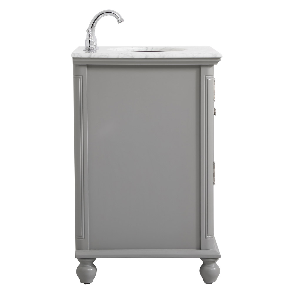 Elegant Bathroom Vanity - Gray, L 24" (VF30524GR)