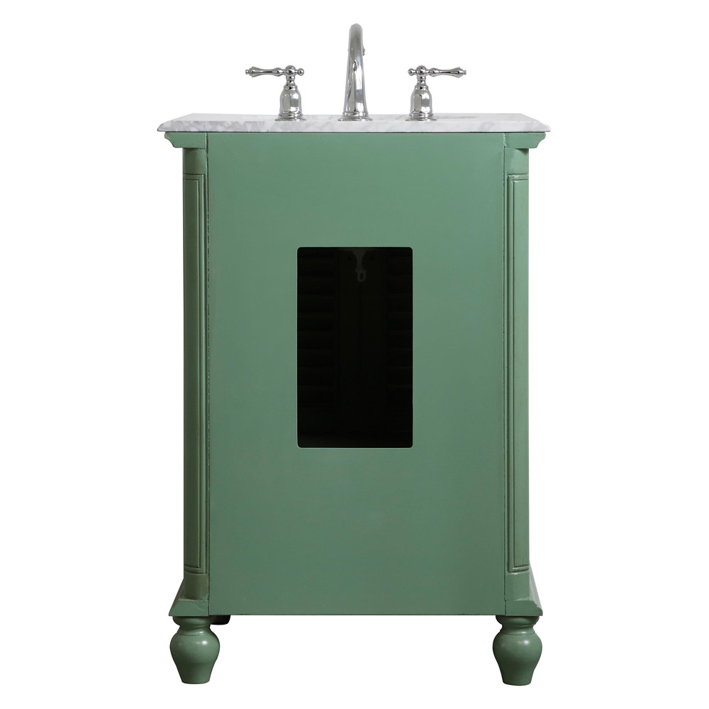 Elegant Bathroom Vanity - Vintage Mint, L 24" (VF30524VM)