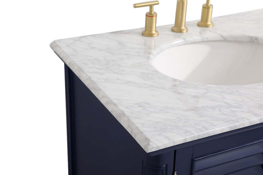 Elegant Bathroom Vanity - Blue, L 30" (VF30530BL)