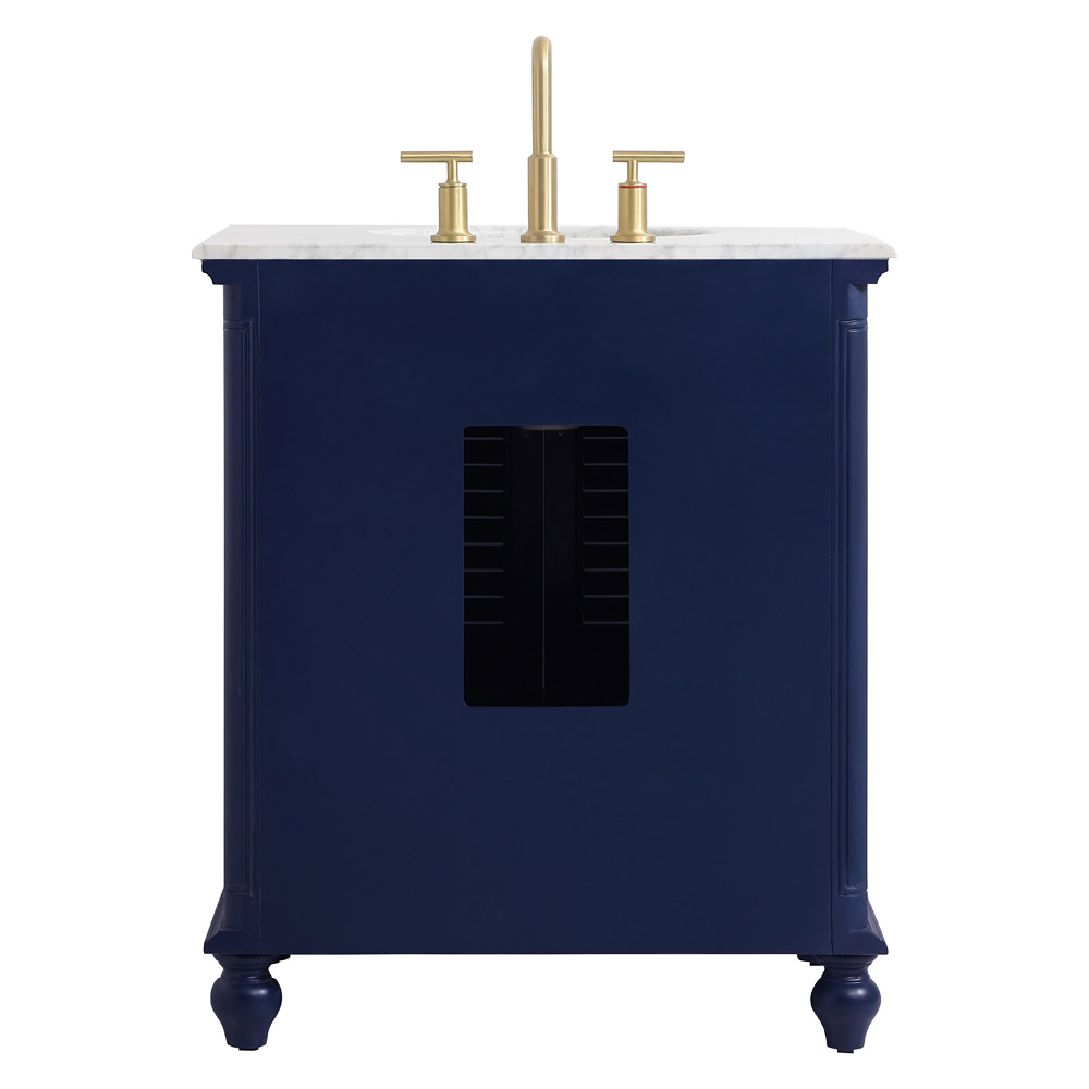 Elegant Bathroom Vanity - Blue, L 30" (VF30530BL)