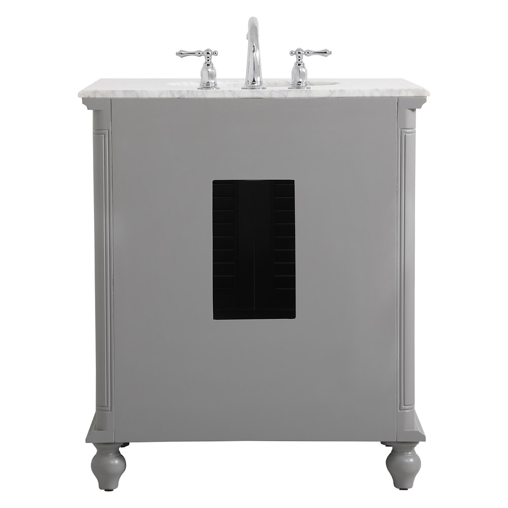 Elegant Bathroom Vanity - Gray, L 30" (VF30530GR)