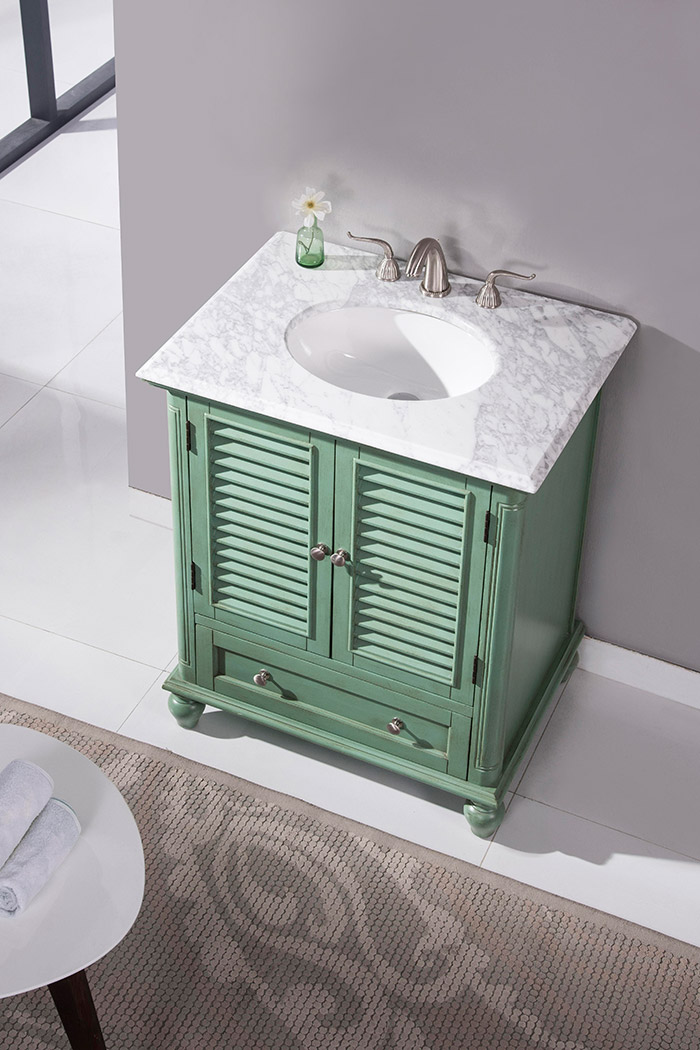 Elegant Bathroom Vanity - Vintage Mint, L 30" (VF30530VM)