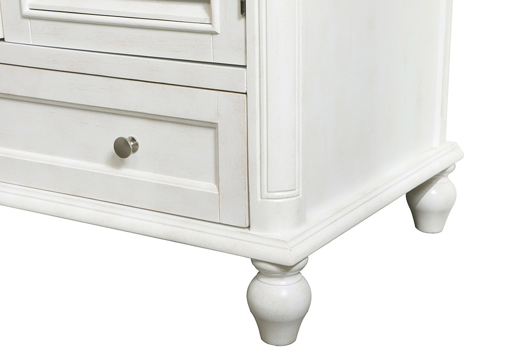 Elegant Bathroom Vanity - Antique White, L 36" (VF30536AW)