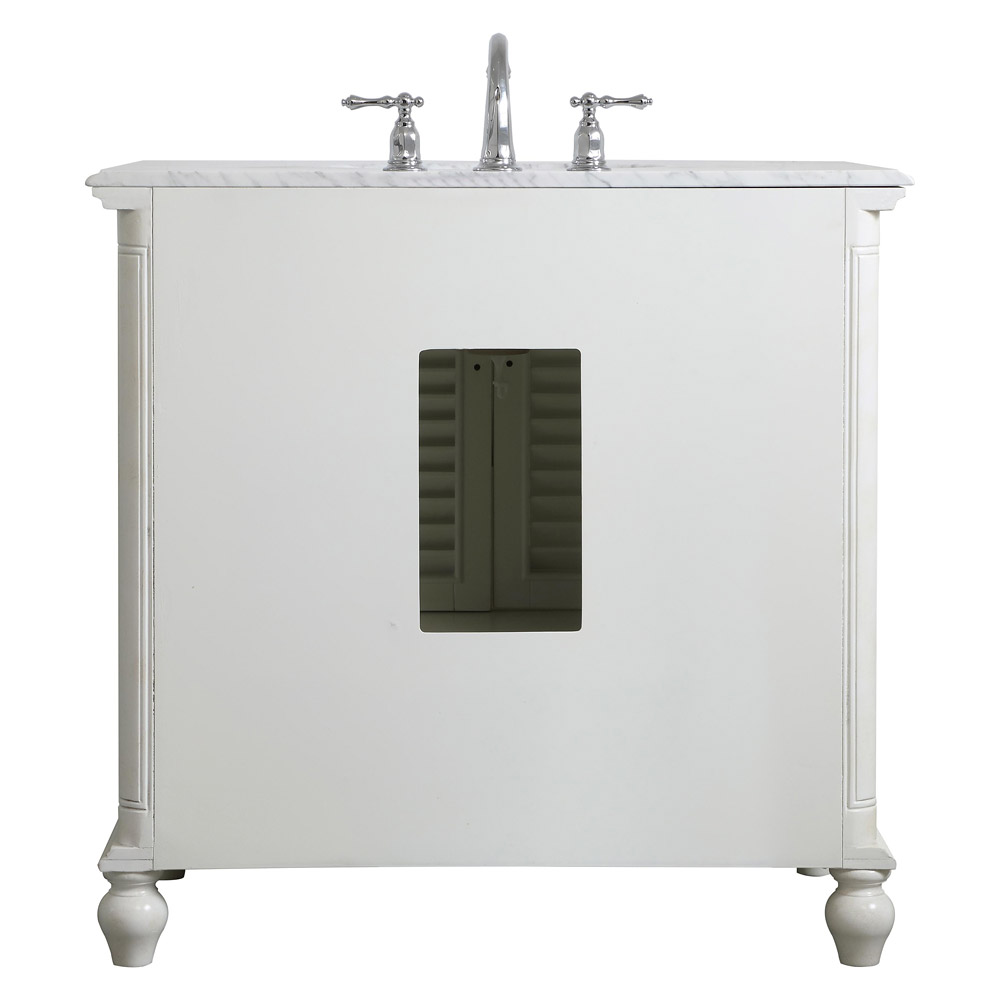 Elegant Bathroom Vanity - Antique White, L 36" (VF30536AW)