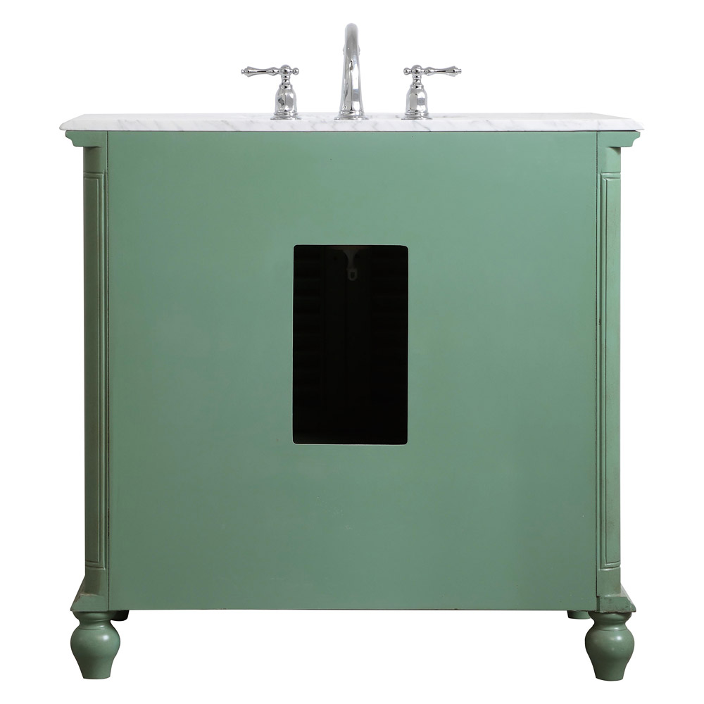 Elegant Bathroom Vanity - Vintage Mint, L 36" (VF30536VM)