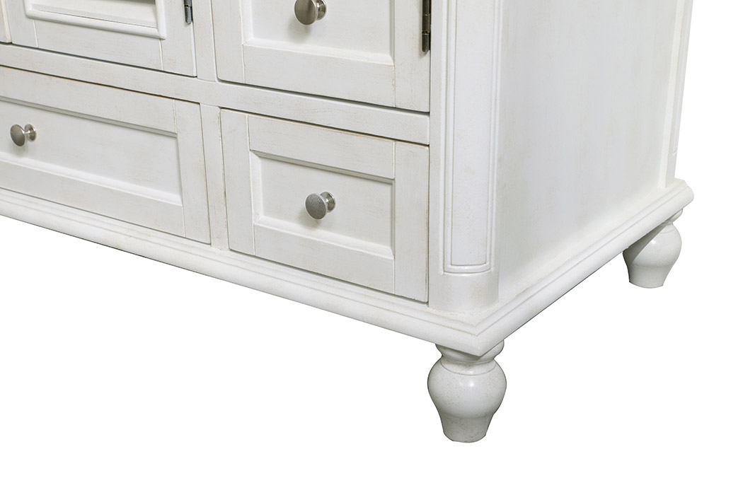 Elegant Bathroom Vanity - Antique White (VF30542AW)