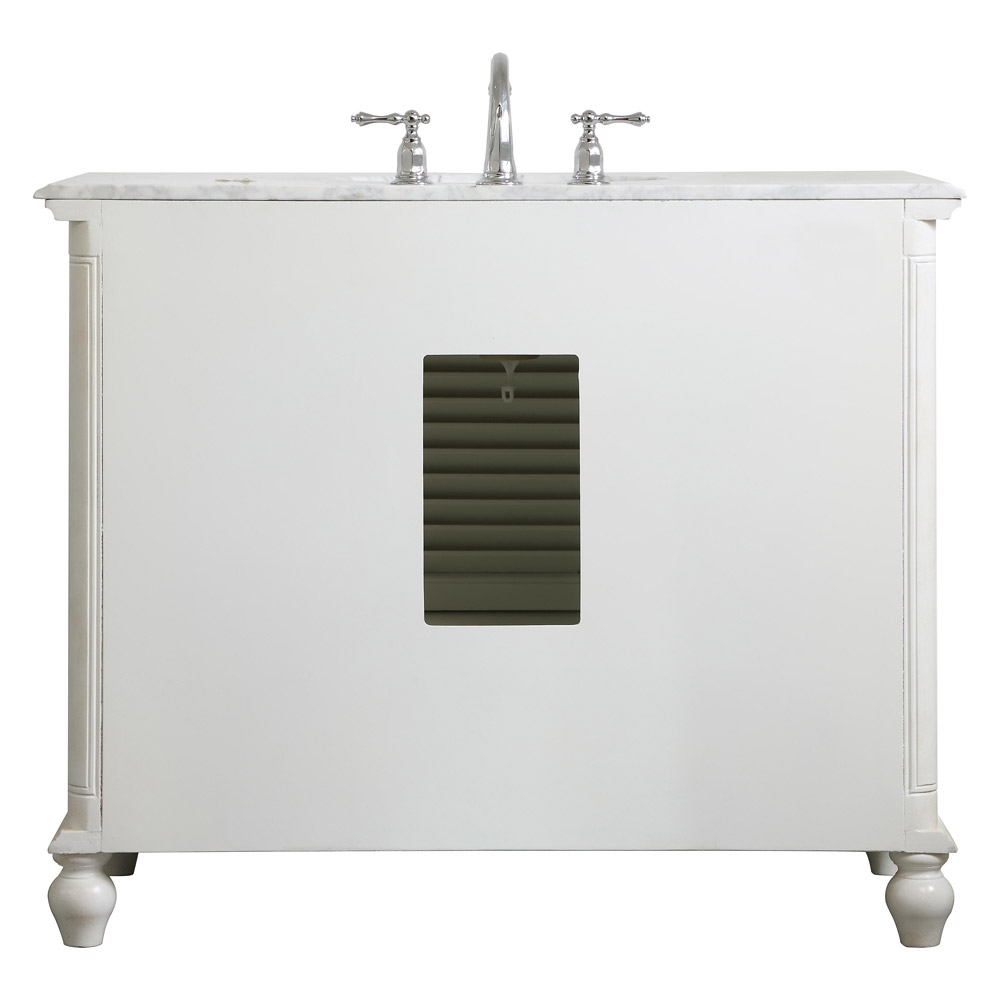 Elegant Bathroom Vanity - Antique White (VF30542AW)