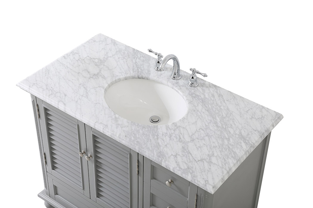 Elegant Bathroom Vanity - Gray (VF30542GR)