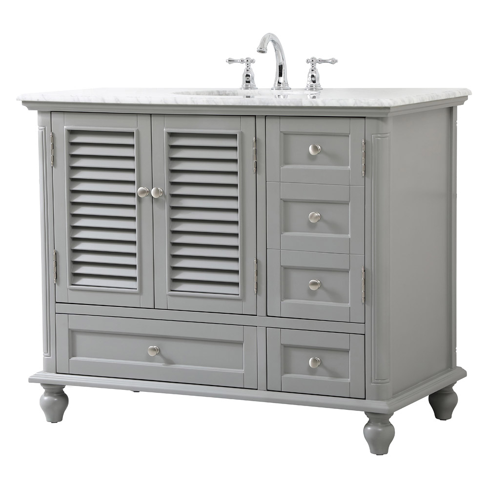 Elegant Bathroom Vanity - Gray (VF30542GR)