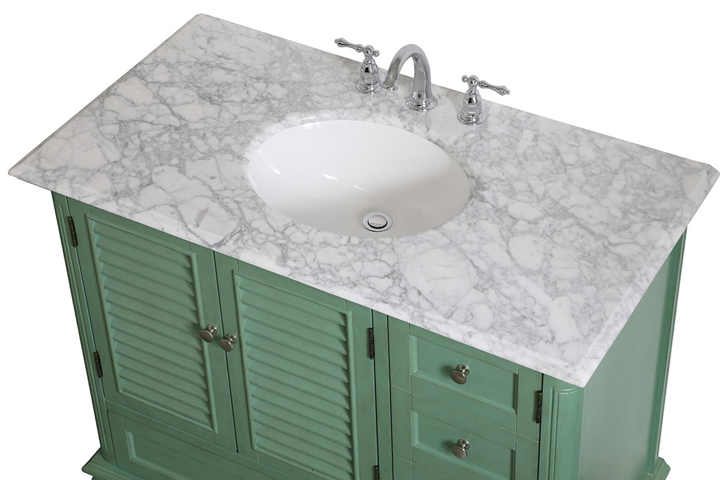 Elegant Bathroom Vanity - Vintage Mint (VF30542VM)