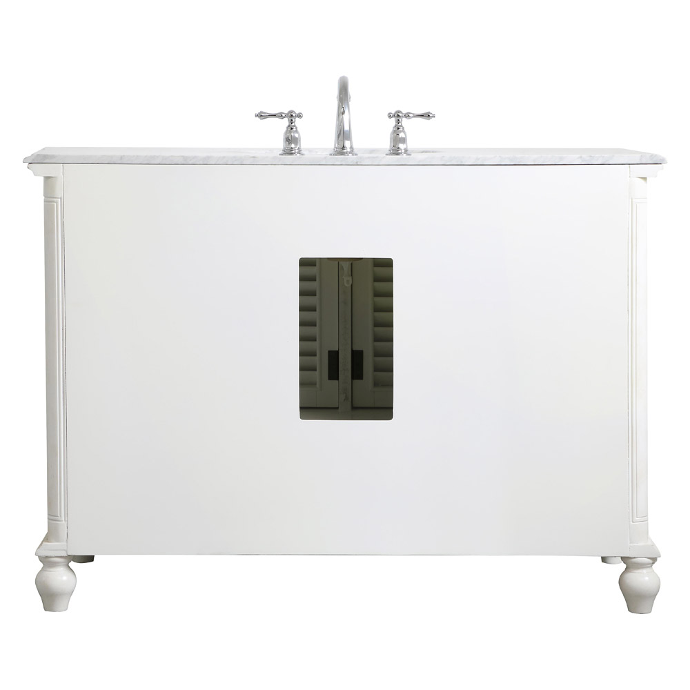 Elegant Bathroom Vanity - Antique White (VF30548AW)