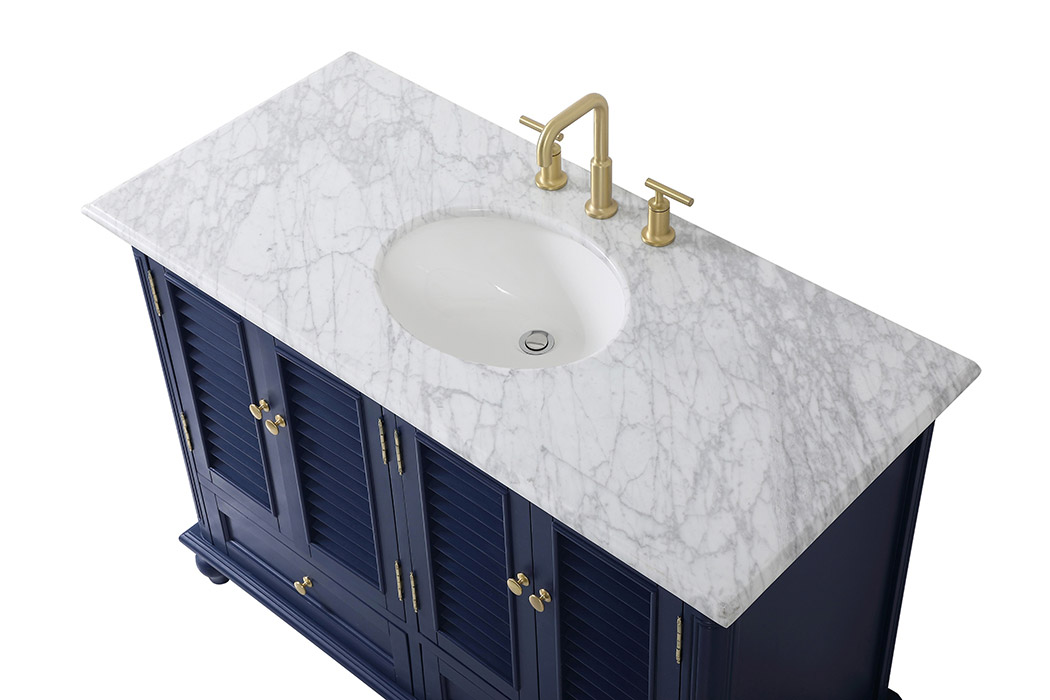 Elegant Bathroom Vanity - Blue (VF30548BL)