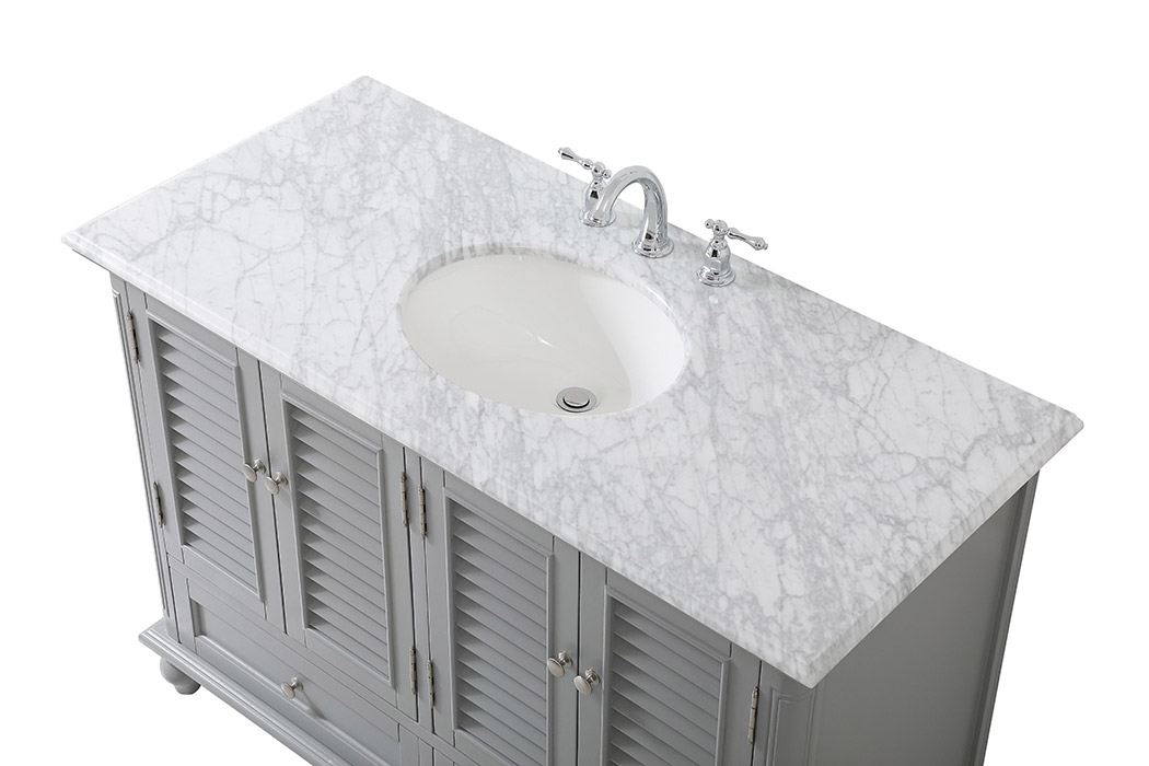 Elegant Bathroom Vanity - Gray (VF30548GR)