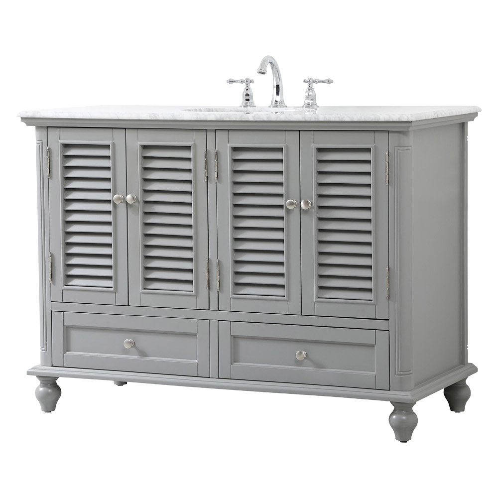 Elegant Bathroom Vanity - Gray (VF30548GR)