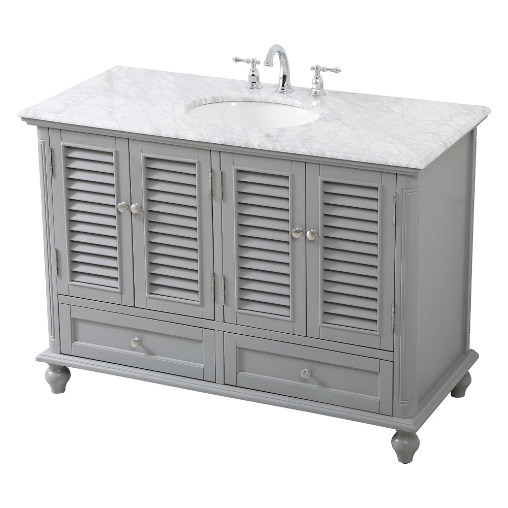 Elegant Bathroom Vanity - Gray (VF30548GR)