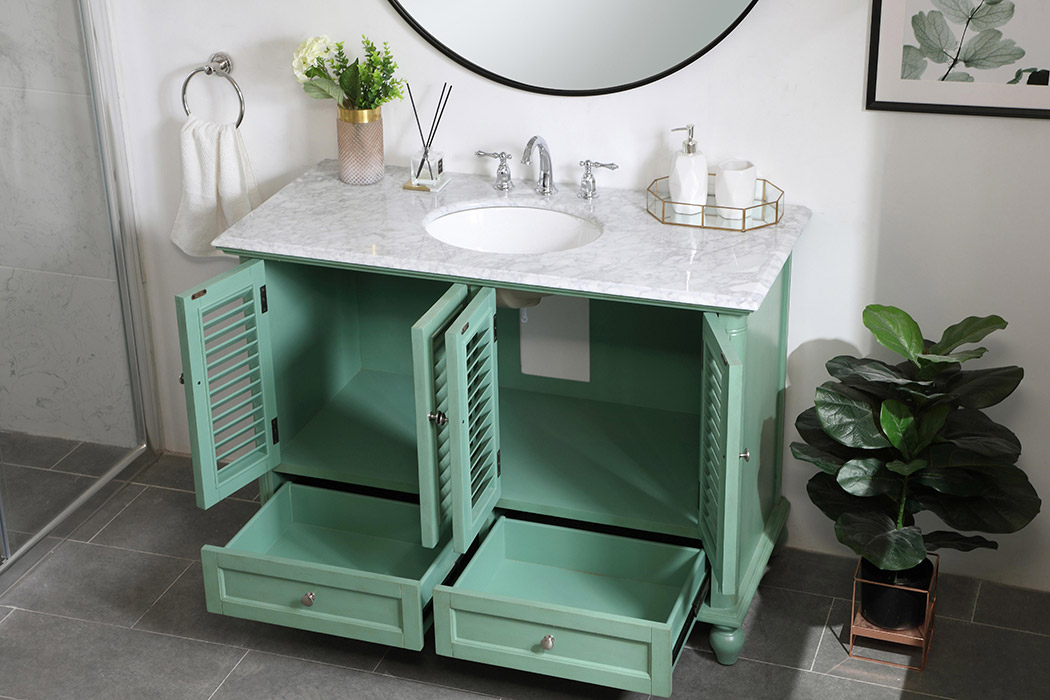 Elegant Bathroom Vanity - Vintage Mint (VF30548VM)