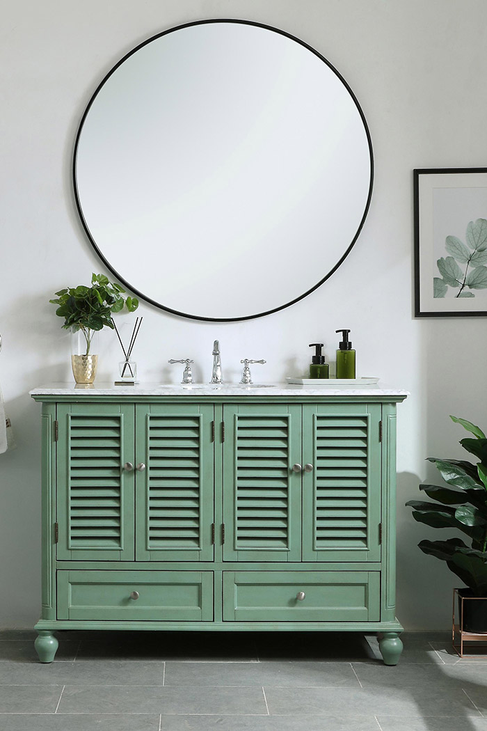 Elegant Bathroom Vanity - Vintage Mint (VF30548VM)