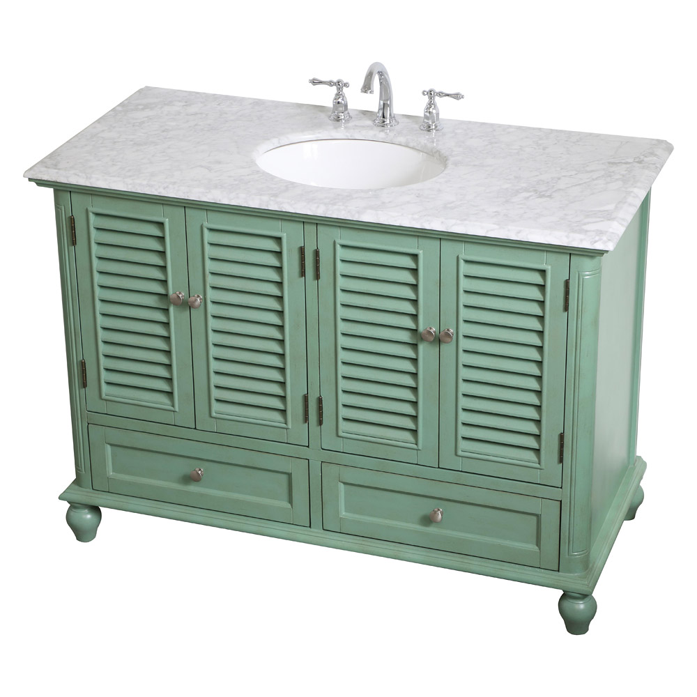 Elegant Bathroom Vanity - Vintage Mint (VF30548VM)