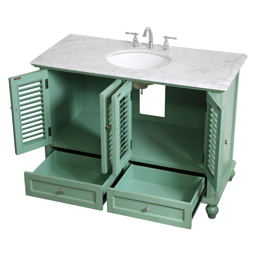 Elegant Bathroom Vanity - Vintage Mint (VF30548VM)