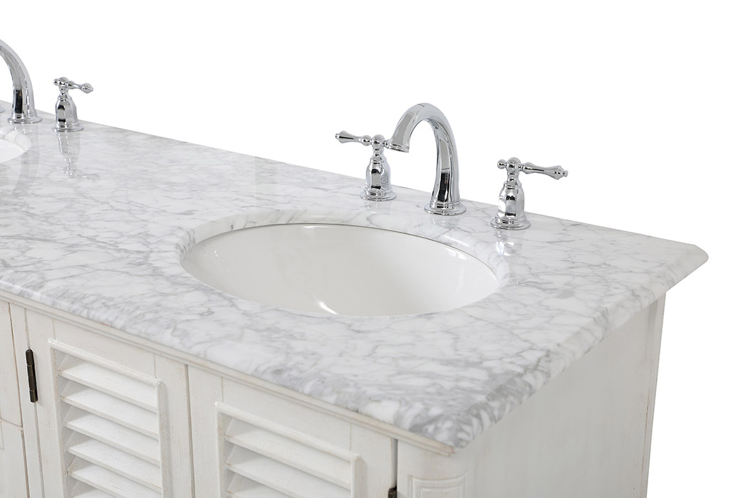 Elegant Bathroom Vanity - Antique White (VF30560DAW)