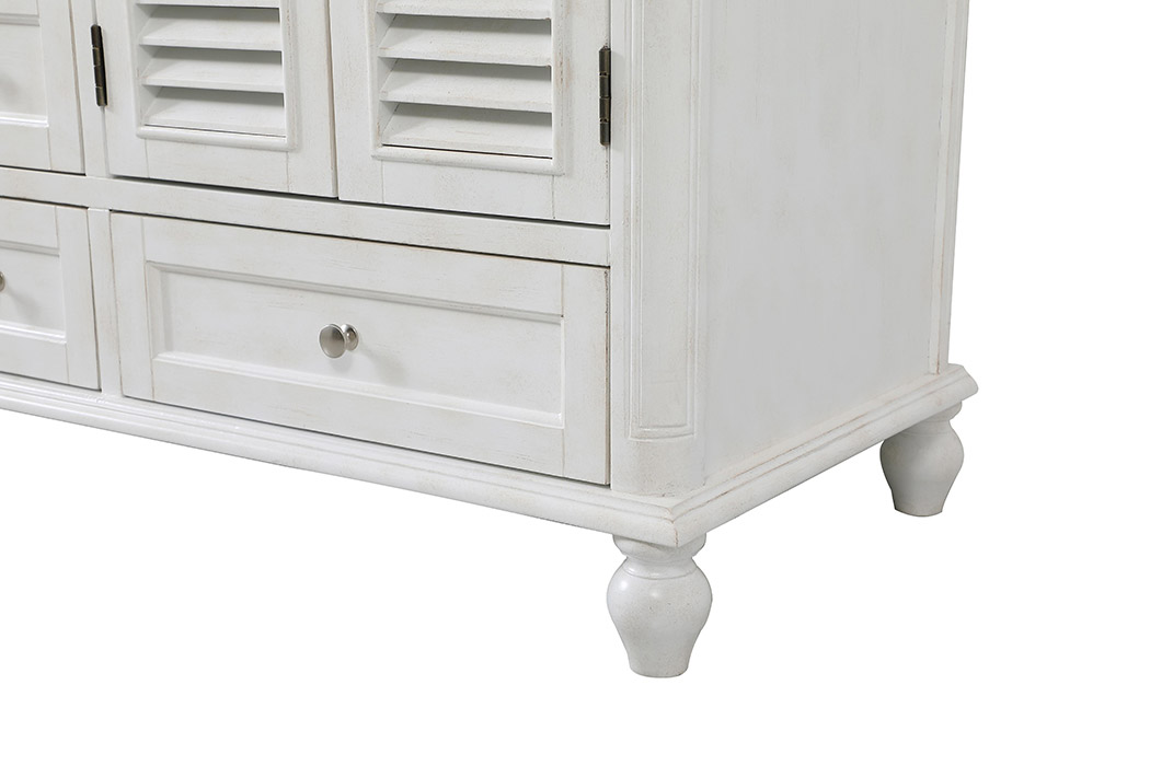 Elegant Bathroom Vanity - Antique White (VF30560DAW)