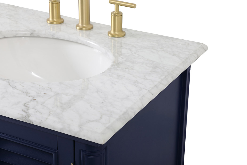 Elegant Bathroom Vanity - Blue (VF30560DBL)