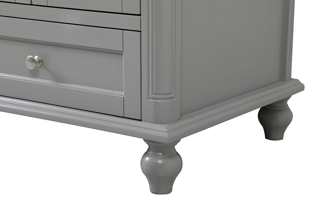 Elegant Bathroom Vanity - Gray (VF30560DGR)