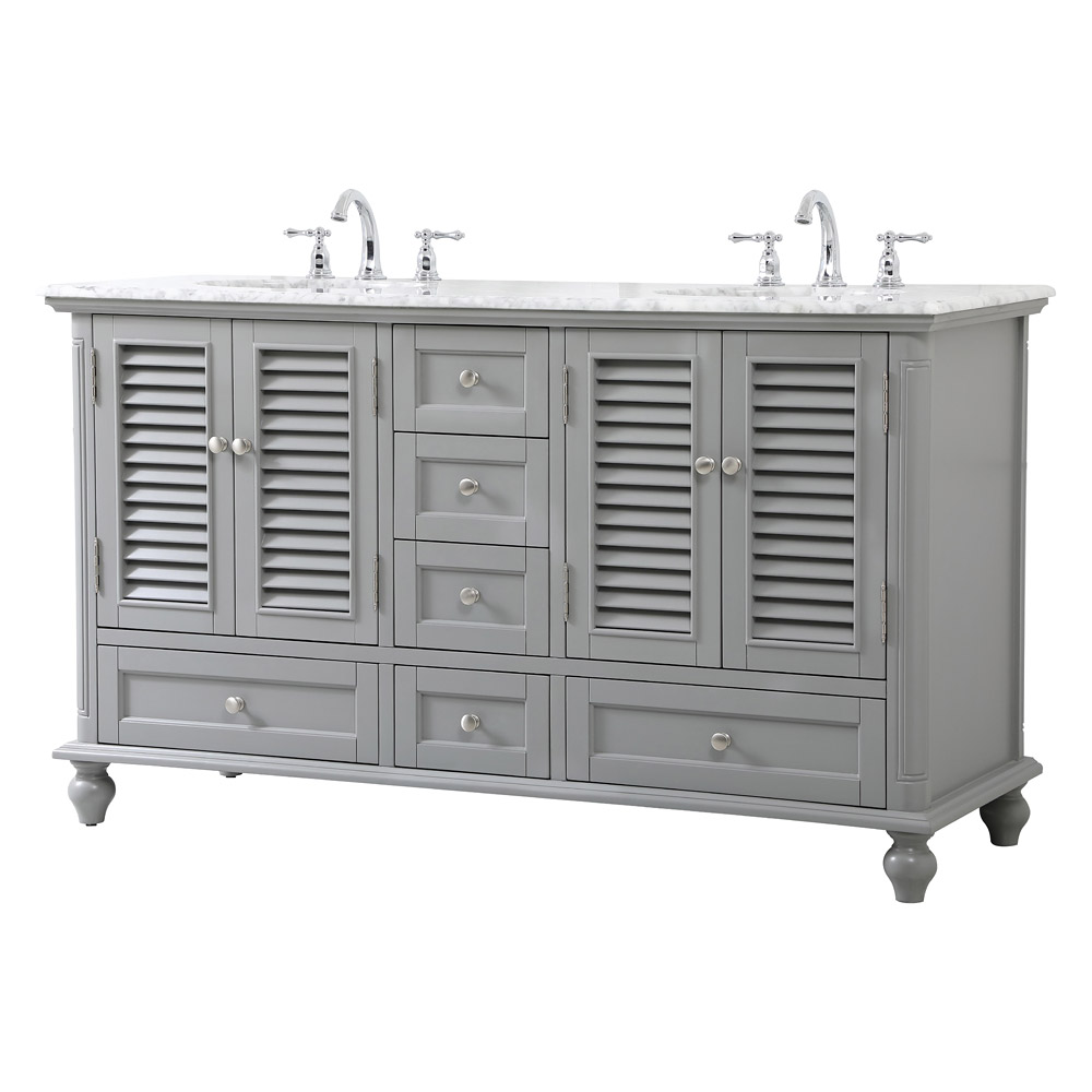 Elegant Bathroom Vanity - Gray (VF30560DGR)