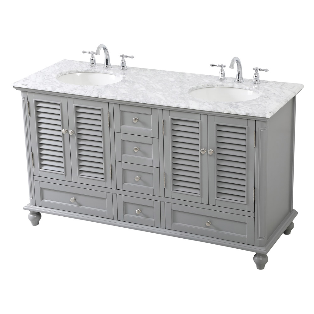 Elegant Bathroom Vanity - Gray (VF30560DGR)