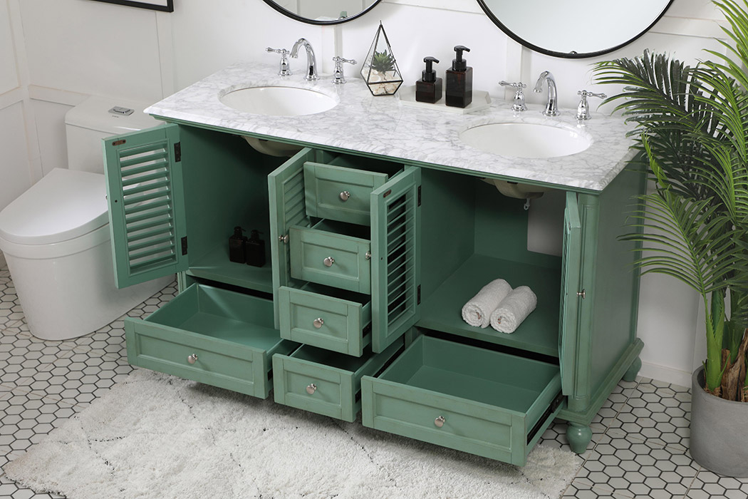 Elegant Bathroom Vanity - Vintage Mint (VF30560DVM)