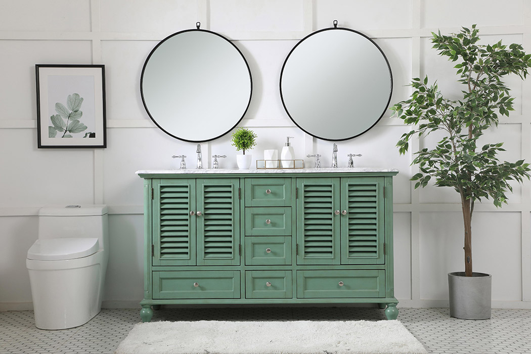 Elegant Bathroom Vanity - Vintage Mint (VF30560DVM)