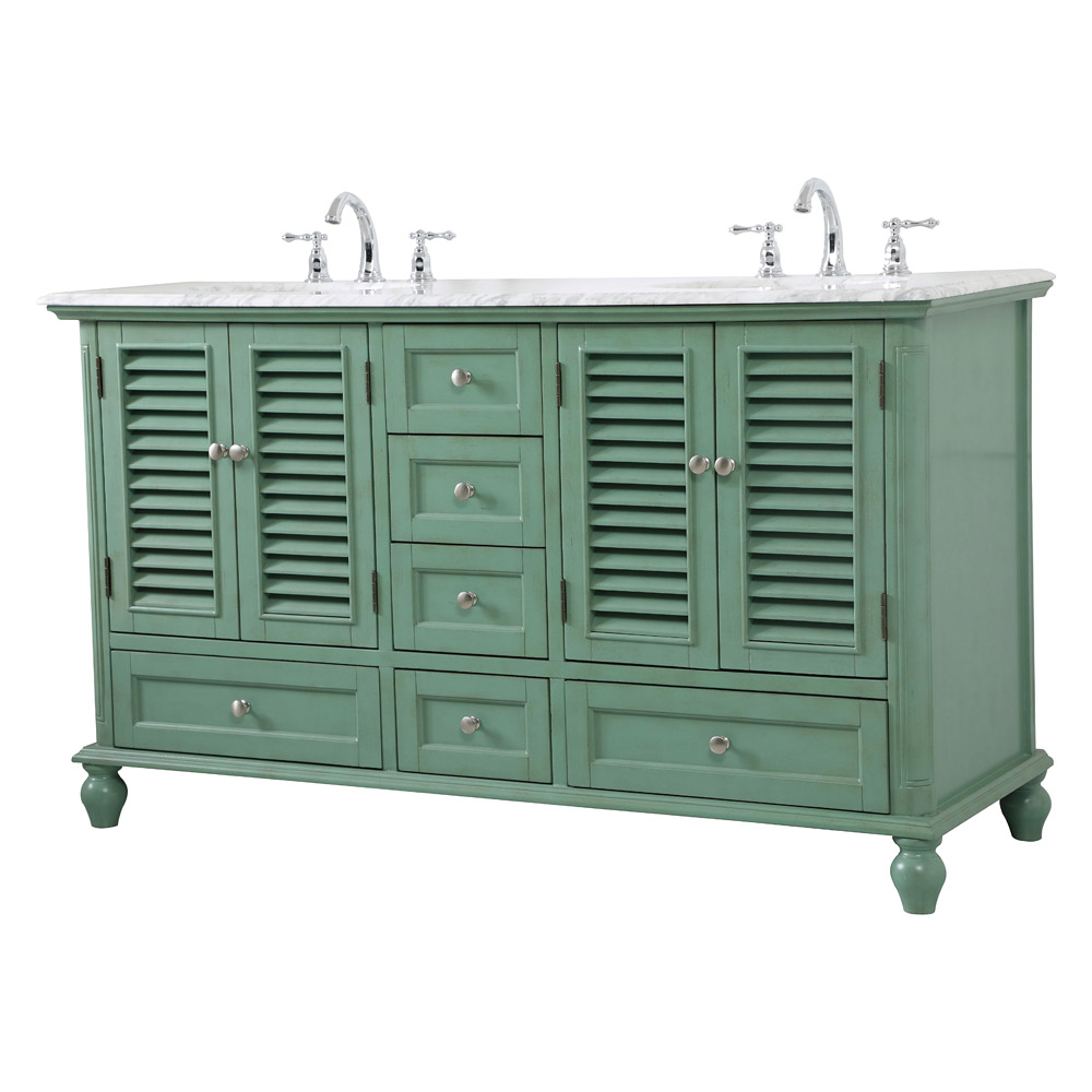 Elegant Bathroom Vanity - Vintage Mint (VF30560DVM)