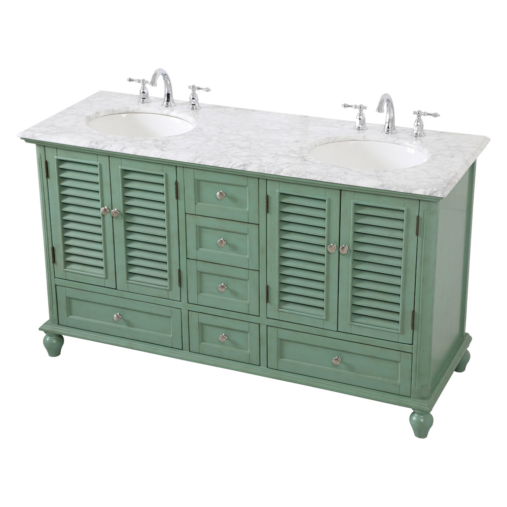 Elegant Bathroom Vanity - Vintage Mint (VF30560DVM)