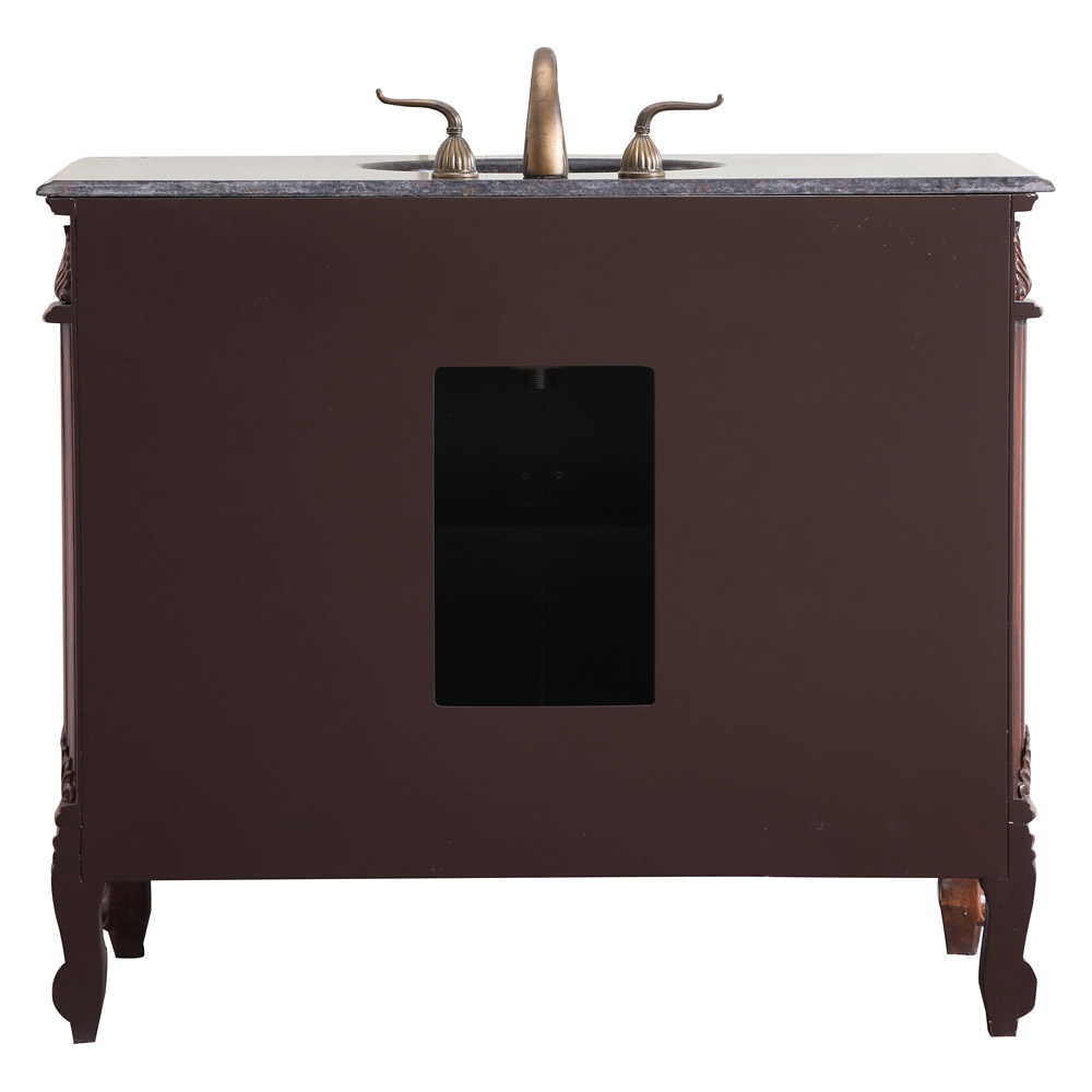 Elegant Bathroom Vanity - Teak, L 42" (VF38842TK)