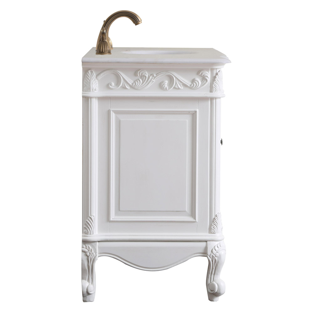 Elegant Bathroom Vanity - Antique White, L 48" (VF38848AW)