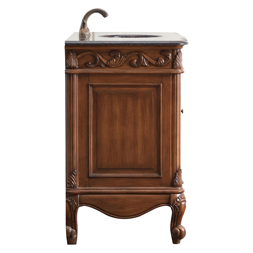 Elegant Bathroom Vanity - Teak, L 48" (VF38848TK)