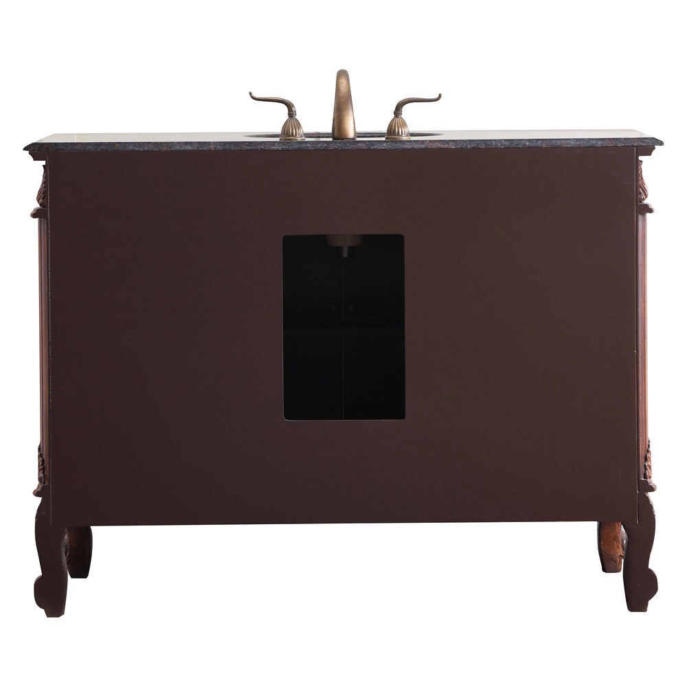 Elegant Bathroom Vanity - Teak, L 48" (VF38848TK)