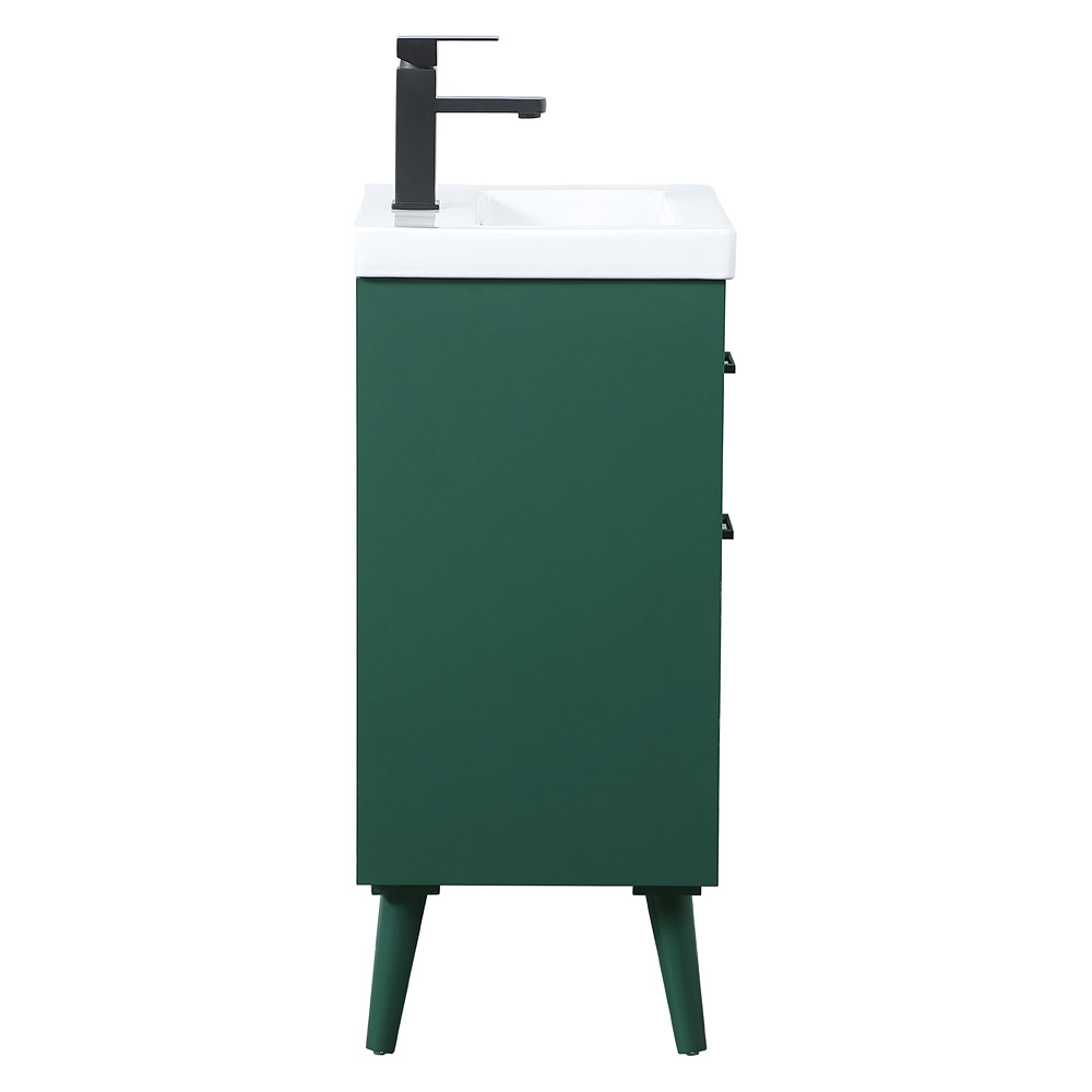 Elegant Bathroom Vanity - Green, L 18" (VF41018MGN)