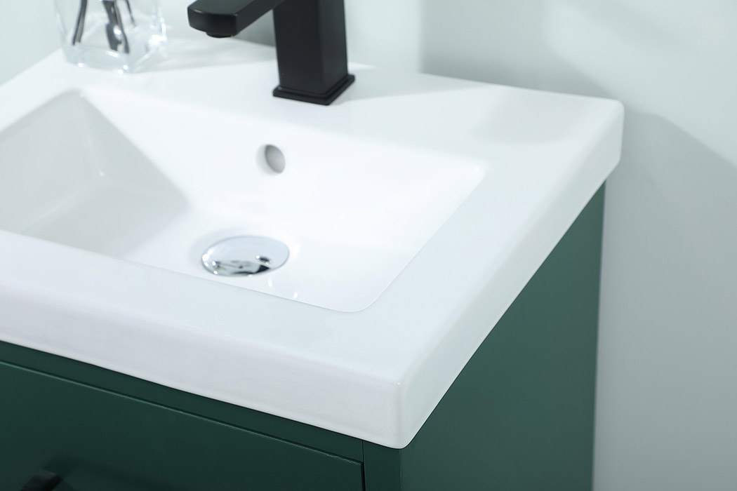 Elegant Bathroom Vanity - Green, L 18" (VF41018MGN)