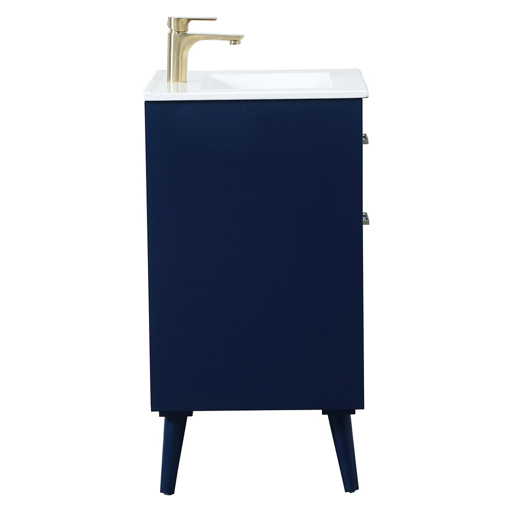 Elegant Bathroom Vanity - Blue, L 24" (VF41024MBL)