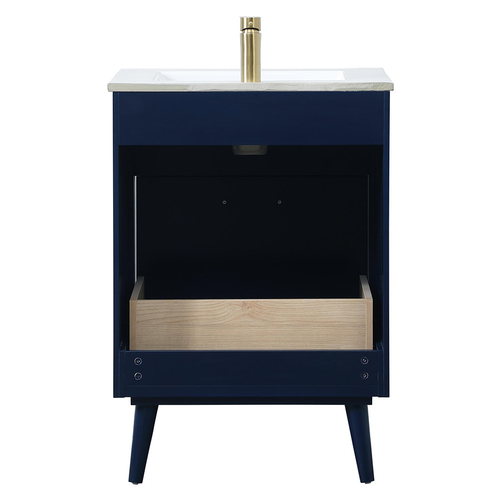 Elegant Bathroom Vanity - Blue, L 24" (VF41024MBL)