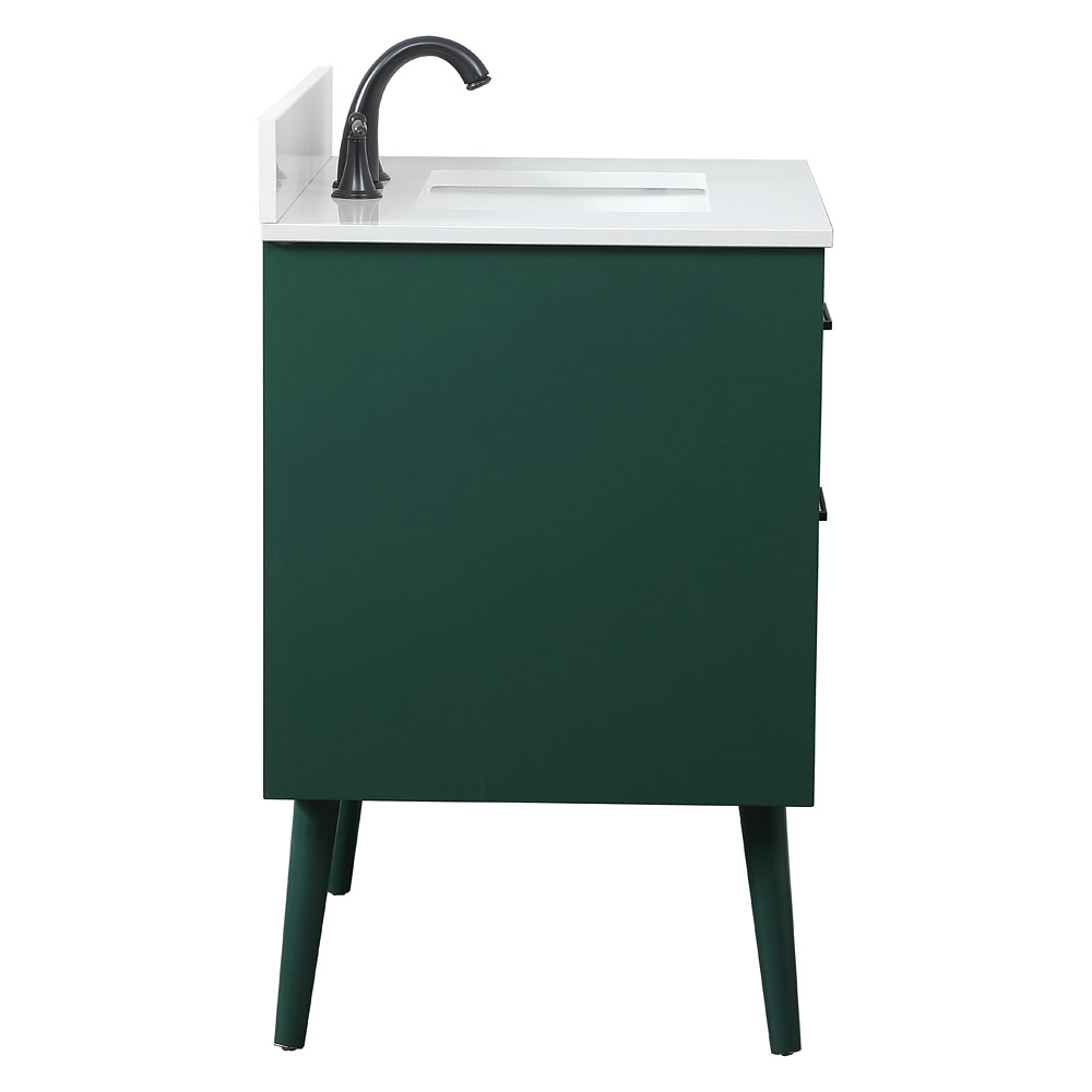 Elegant Bathroom Vanity - Green (VF41030MGN-BS)