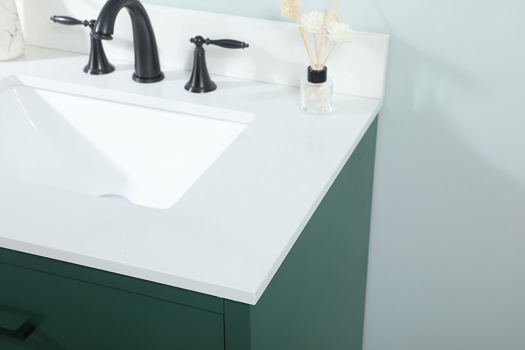 Elegant Bathroom Vanity - Green (VF41030MGN-BS)