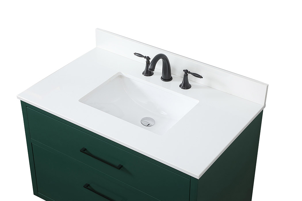 Elegant Bathroom Vanity - Green (VF41036MGN-BS)