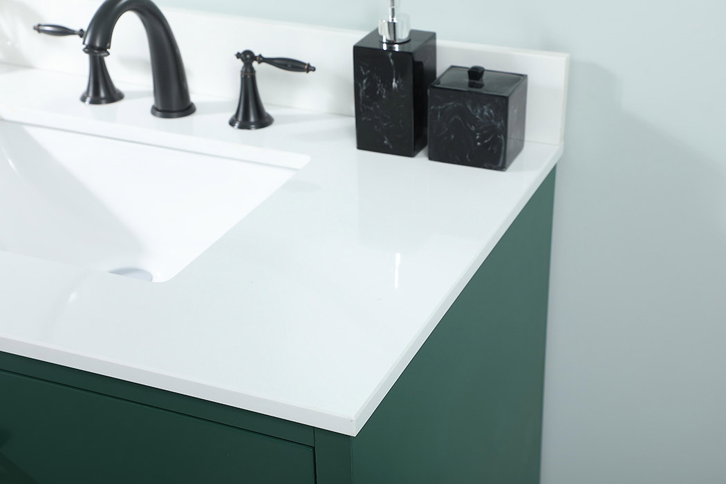 Elegant Bathroom Vanity - Green (VF41036MGN-BS)