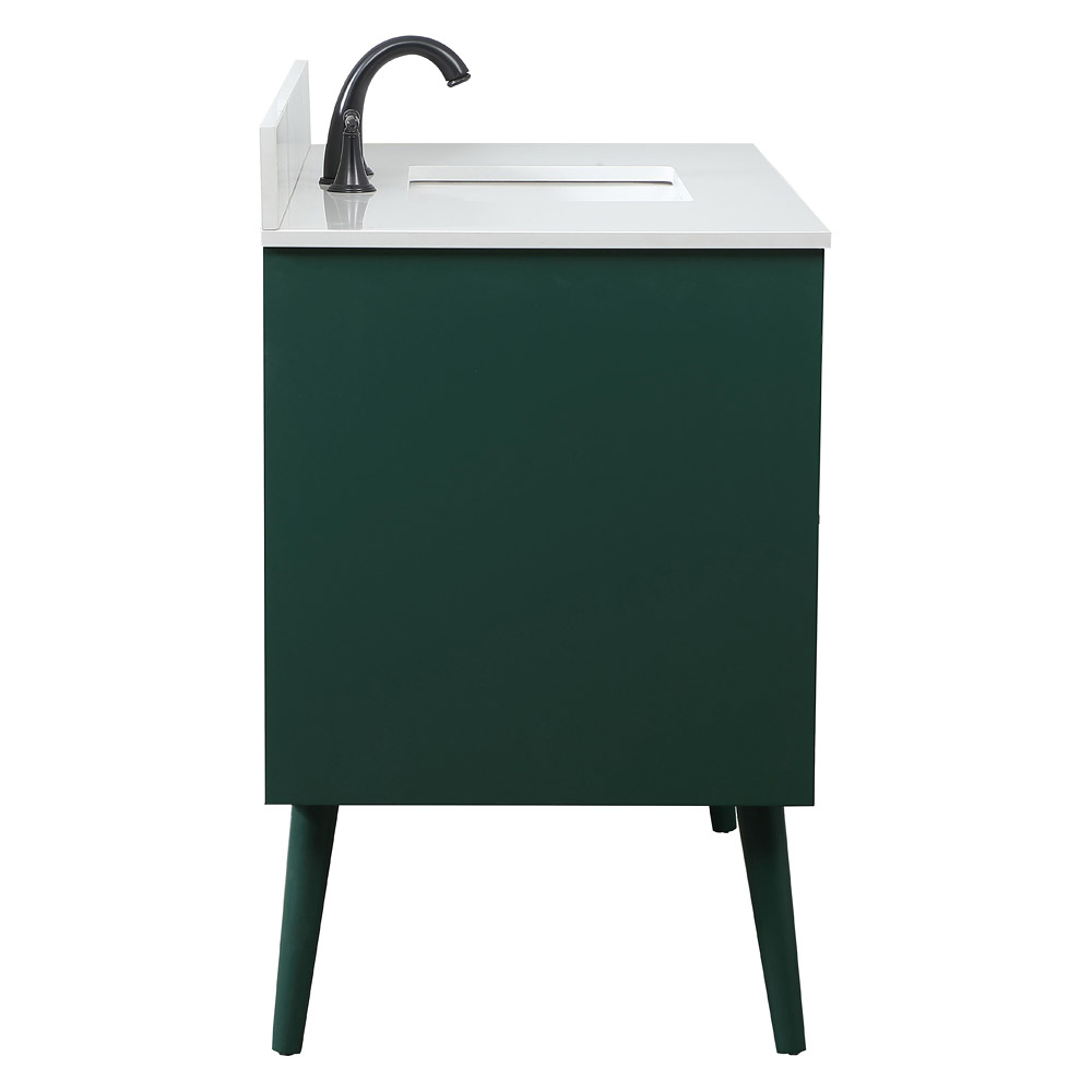 Elegant Bathroom Vanity - Green (VF41042MGN-BS)