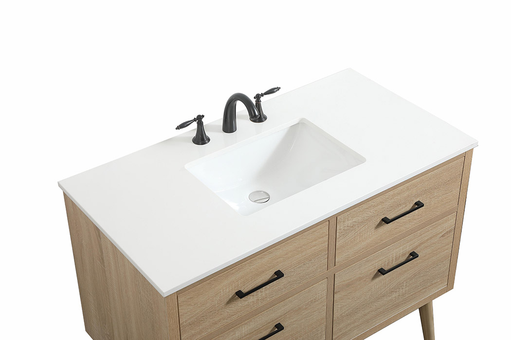 Elegant Bathroom Vanity - Mango Wood (VF41042MW)