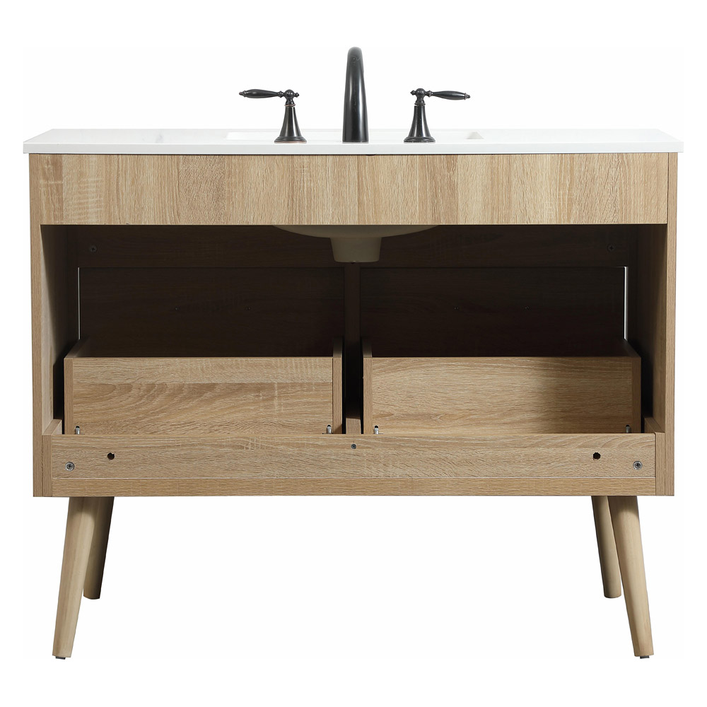 Elegant Bathroom Vanity - Mango Wood (VF41042MW)