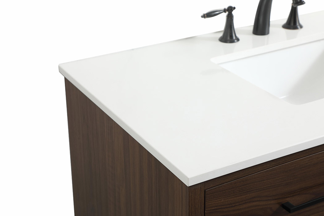 Elegant Bathroom Vanity - Walnut (VF41042MWT)