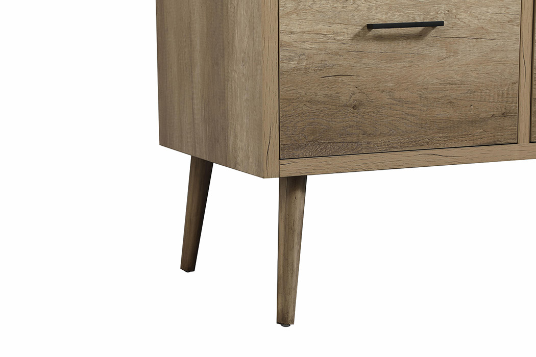 Elegant Bathroom Vanity - Natural Oak (VF41042NT-BS)